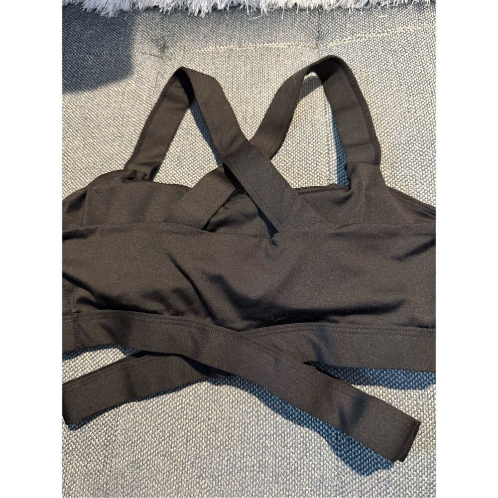 ACBikinis NWT Angel Competition Bikinis logo sports bra in Black size medium - Picture 4 of 4